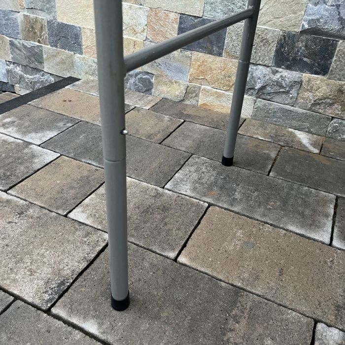 Садовый стол раскладной HTF122A 122х61х74 см Светло-серый