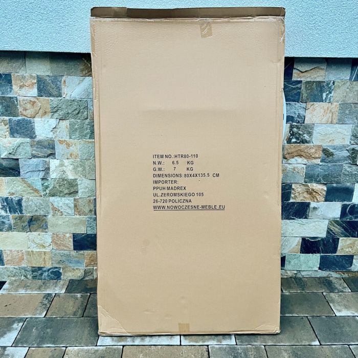 Садовый стол раскладной HTR80 80х80х110 см Светло-серый