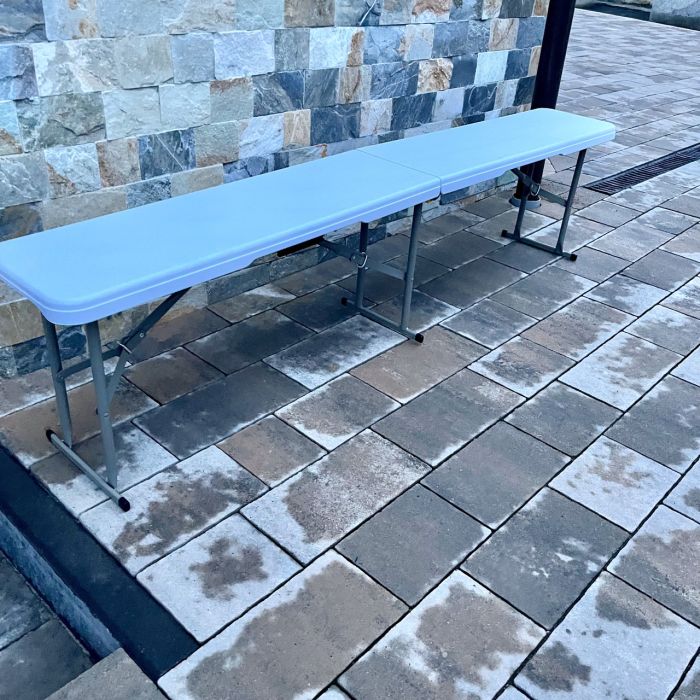 Раскладная скамейка HT004 Светло-Серый