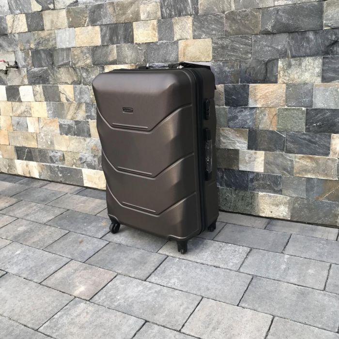 Чемодан дорожный большой Wings 147 L Коричневый