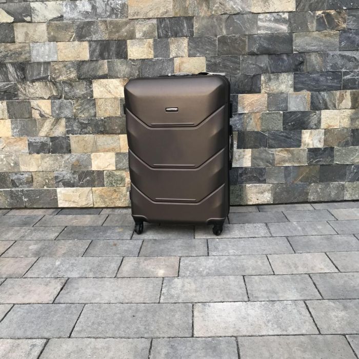 Чемодан дорожный большой Wings 147 L Коричневый