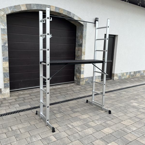 Многофункциональный помост HIGHER 2х8 | 3 в 1 - помост / лестница / стремянка