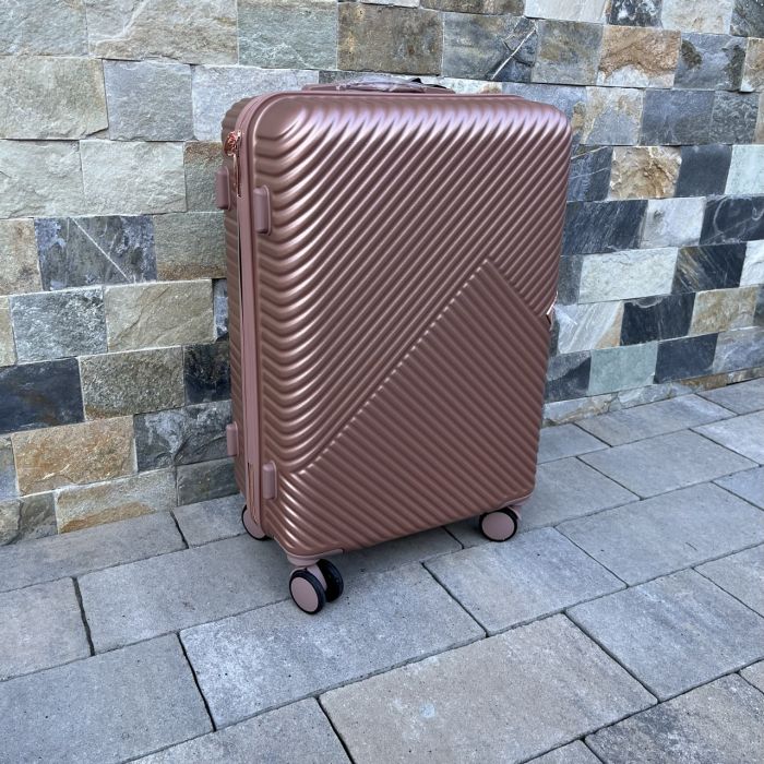 Валіза дорожня середня Wings WN01 M Рожеве золото