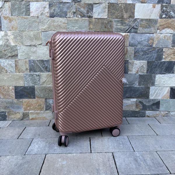 Валіза дорожня середня Wings WN01 M Рожеве золото