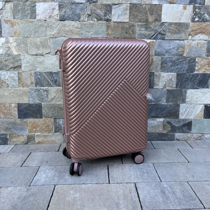 Валіза дорожня середня Wings WN01 M Рожеве золото