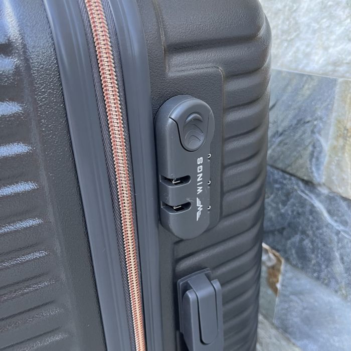 Валіза дорожня середня Wings WN01 M Графітовий