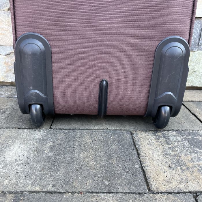 Валіза тканинна мала на 2 колесах Wings 6802 S Коричневий