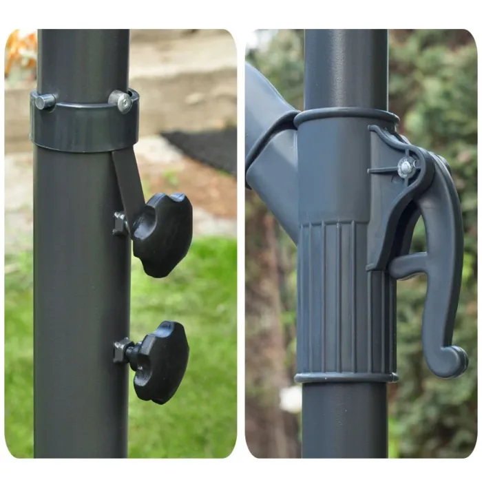 Зонт садовый с наклоном PLONOS 4231 Кремовый