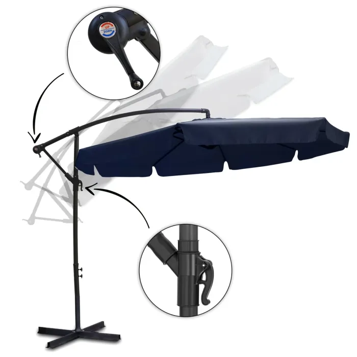 Зонт садовый с наклоном PLONOS 4233 Синий