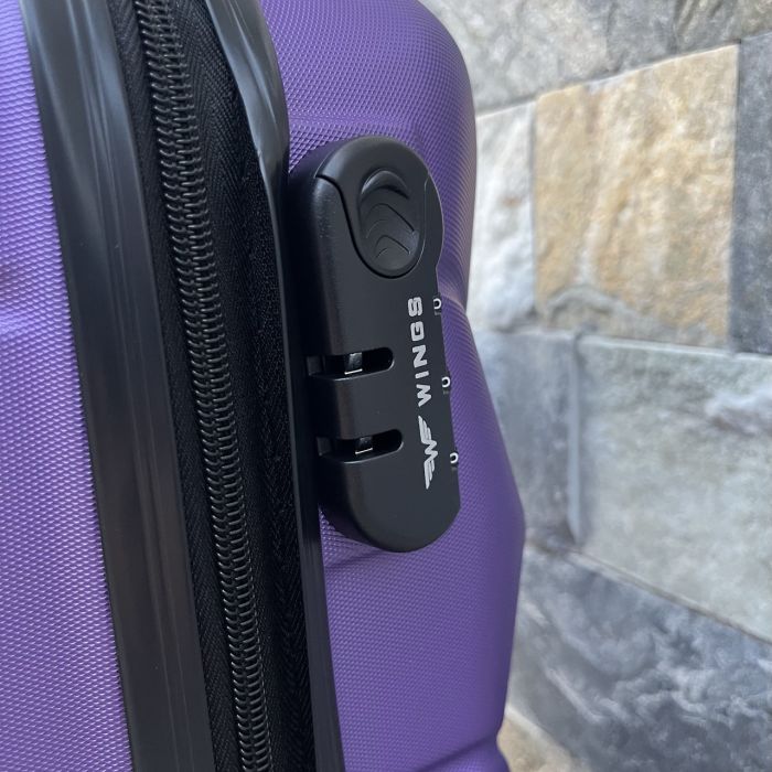 Чемодан дорожный мини (ручная кладь) Wings 147 XS Фиолетовый