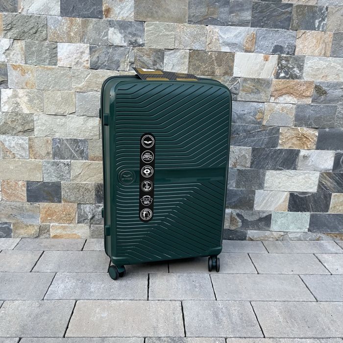 Валіза дорожня велика з поліпропілену Wings DQ181-04 L Зелений