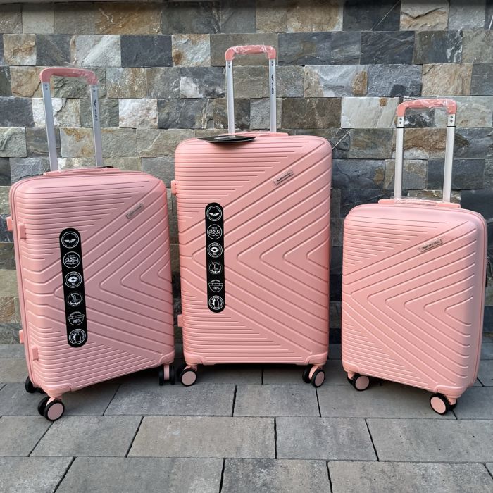 Валіза дорожня мала з поліпропілену Wings DQ181-05 S Персиковий