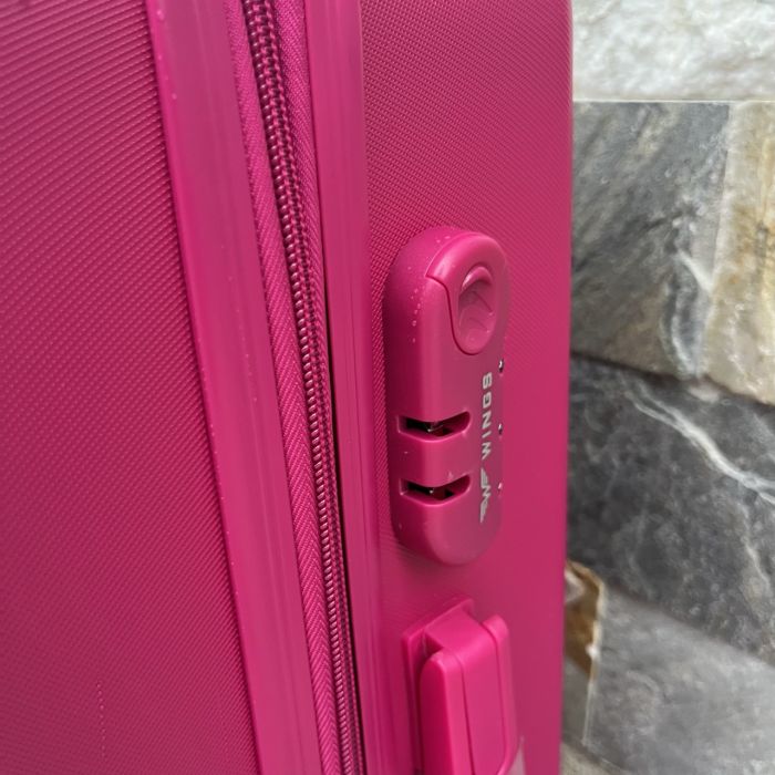 Валіза дорожня середня Wings 266 M Малиновий