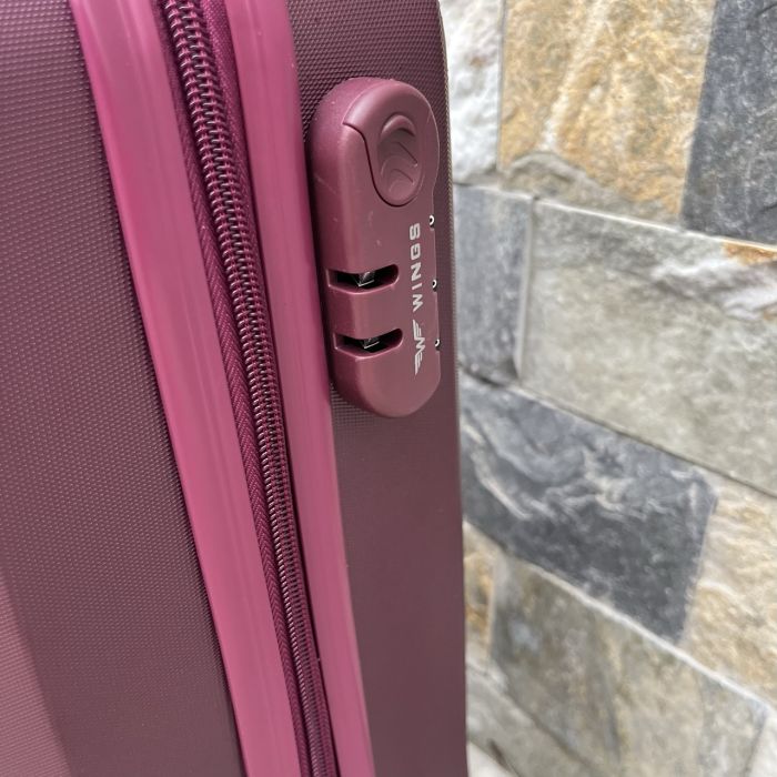 Валіза дорожня міні (ручна поклажа) Wings 266 XS Бордовий