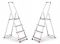 Односторонняя алюминиевая лестница HIGHER 4-ступенчатая 125 кг