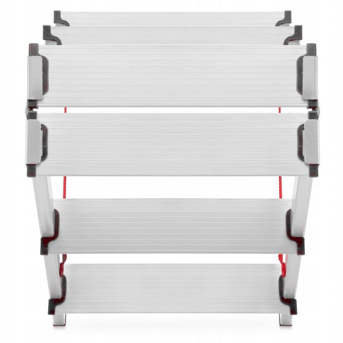 Двостороння алюмінієва драбина HIGHER 2х6 125 кг