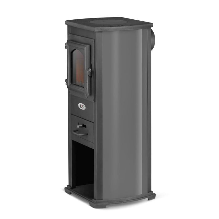 Стальная каминная печь BLIST Ekonomik Lux 8,5 кВт Графитовый