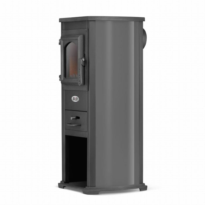 Стальная каминная печь BLIST Ekonomik Lux 8,5 кВт Графитовый