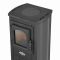Стальная каминная печь BLIST Ekonomik Lux 8,5 кВт Графитовый
