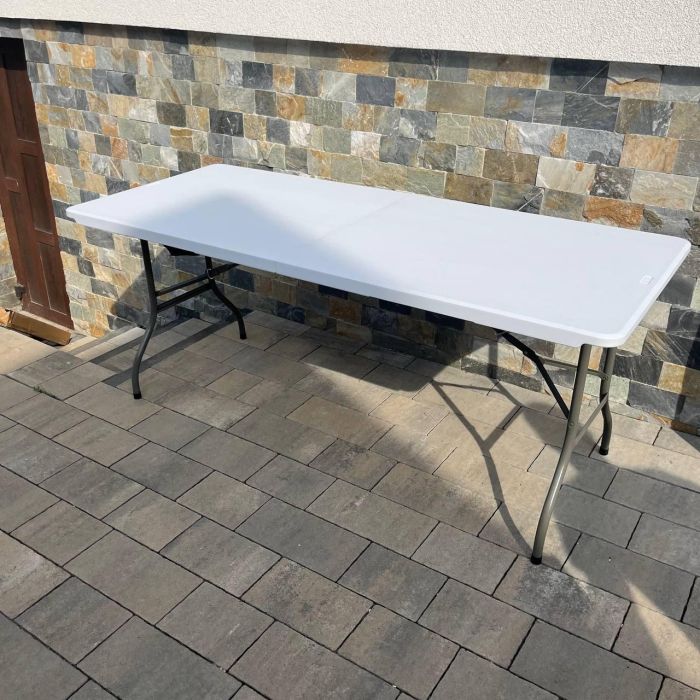 Садовый стол раскладной HTF183 183х75х74 см Светло-серый