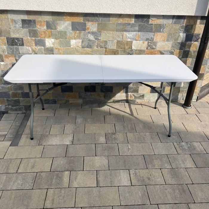 Садовый стол раскладной HTF180 180х74х74 см Светло-серый