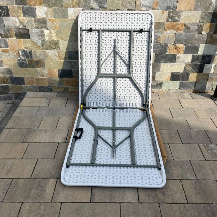 Садовый стол раскладной HTF180 180х74х74 см Светло-серый