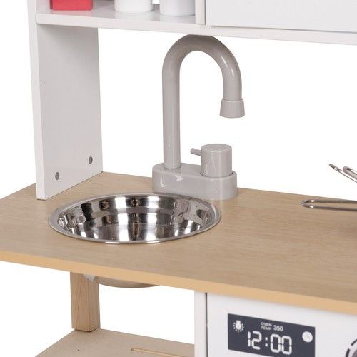 Детская игровая кухня KRUZZEL 21933 Белый/бежевый/серый