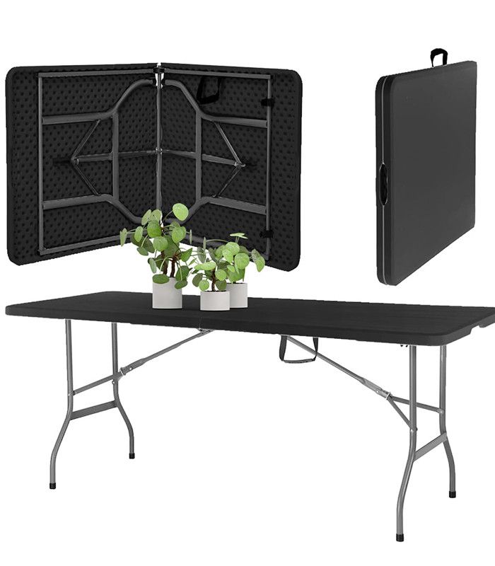 Садовый стол раскладной Gordon G495 180 см | 180х74х74 см Черный