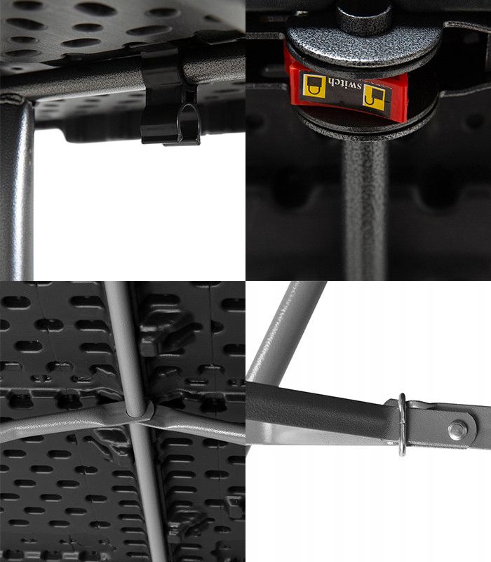 Садовый стол раскладной Gordon G495 180 см | 180х74х74 см Черный