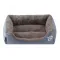 Лежак для собак/котів KOT09 Elegant L 65x50x16 см Сірий