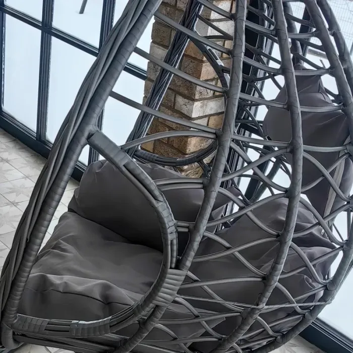 Подвесное кресло-кокон с подушкой Ecarla KR26 Серый