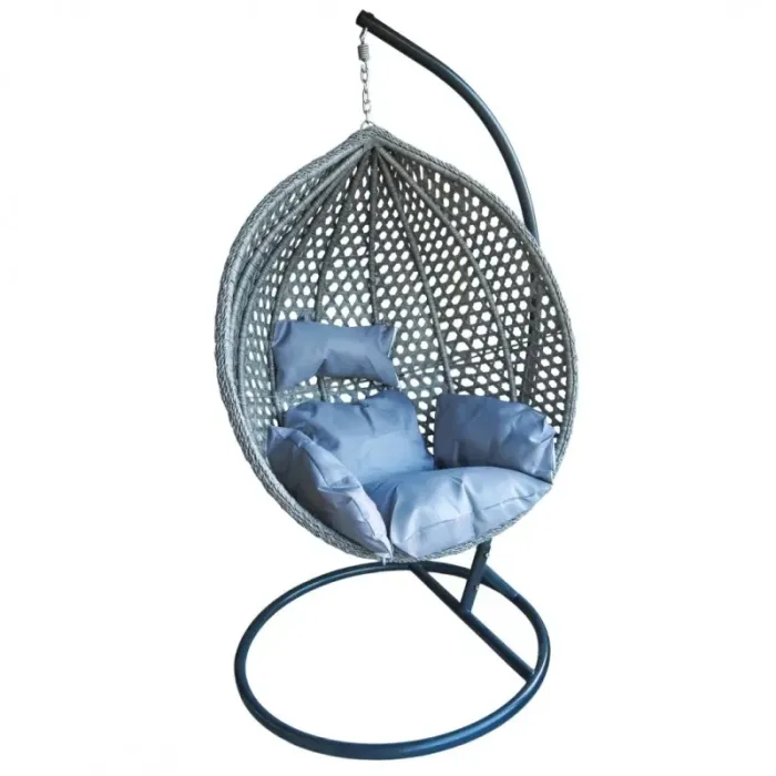 Подвесное кресло-кокон с подушкой Ecarla KR27 Серый