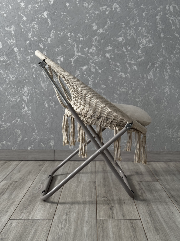 Раскладное кресло-гамак GRAZIA Кремовый