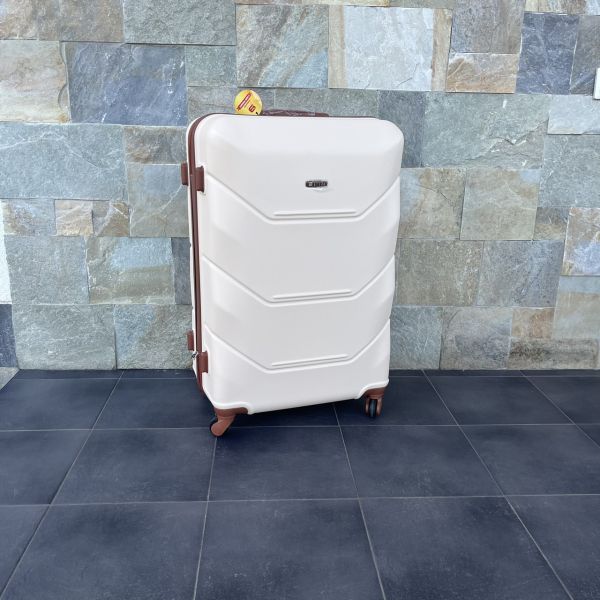 Чемодан дорожный большой Bloom 147 L Молочный