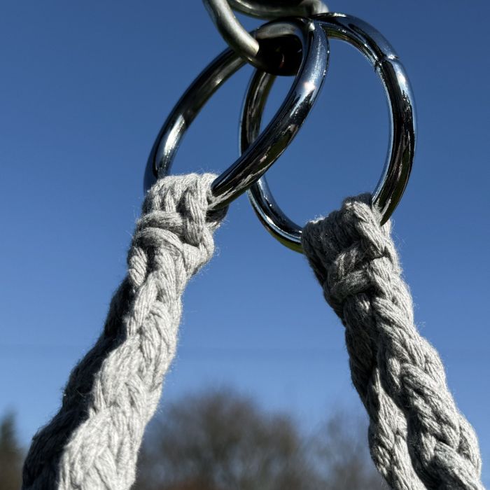 Подвесное кресло-качалка с подушкой GRAZIA 2302 Серый