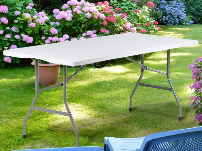 Садовый стол раскладной Gordon G245 180 см | 180х74х74 см Белый