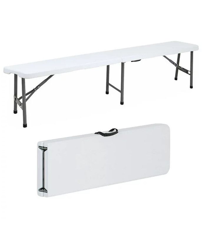 Набор садовой мебели Gordon: стол 180 см + 2 скамейки Белый