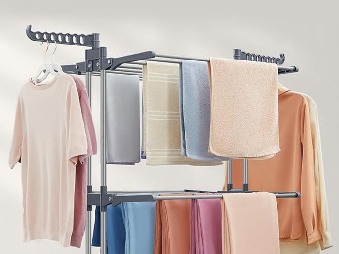 Складна сушарка для білизни трирівнева Gordon G447 Сірий