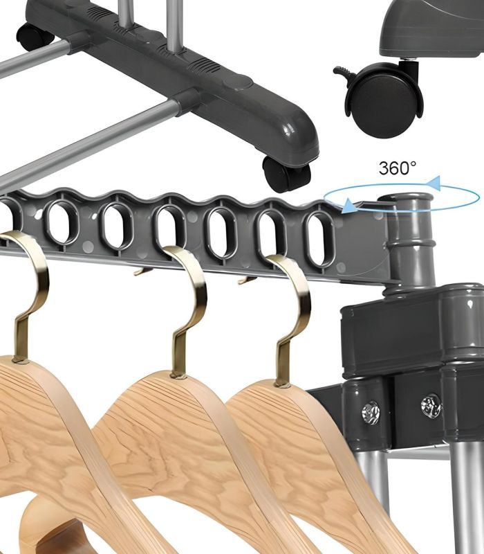 Складная сушилка для белья трехуровневая Gordon G447 Серый