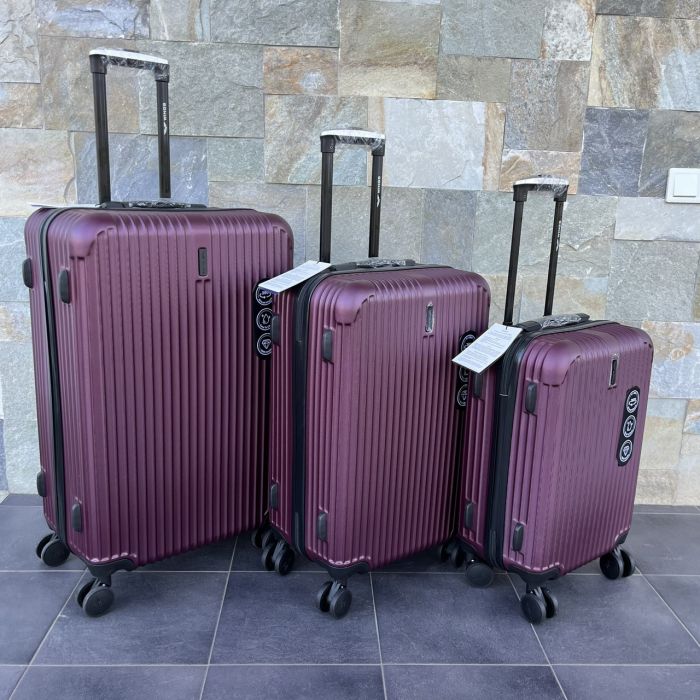 Чемодан дорожный большой Wings EGRET L Бордовый