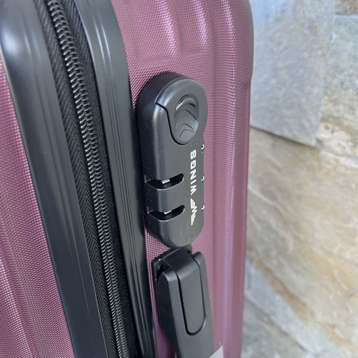 Чемодан дорожный малый Wings EGRET S Бордовый