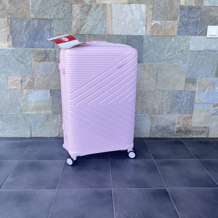 Чемодан дорожный большой из полипропилена Bloom PP-SC-015 L Розовый