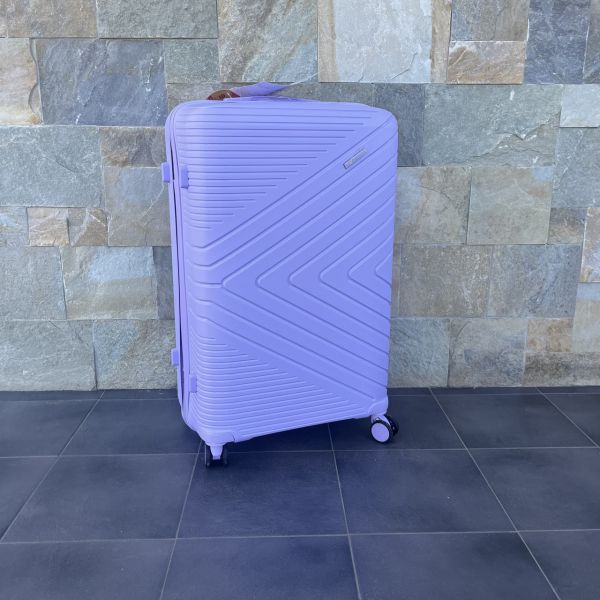 Чемодан дорожный большой из полипропилена Bloom PP-SC-017 L Фиолетовый