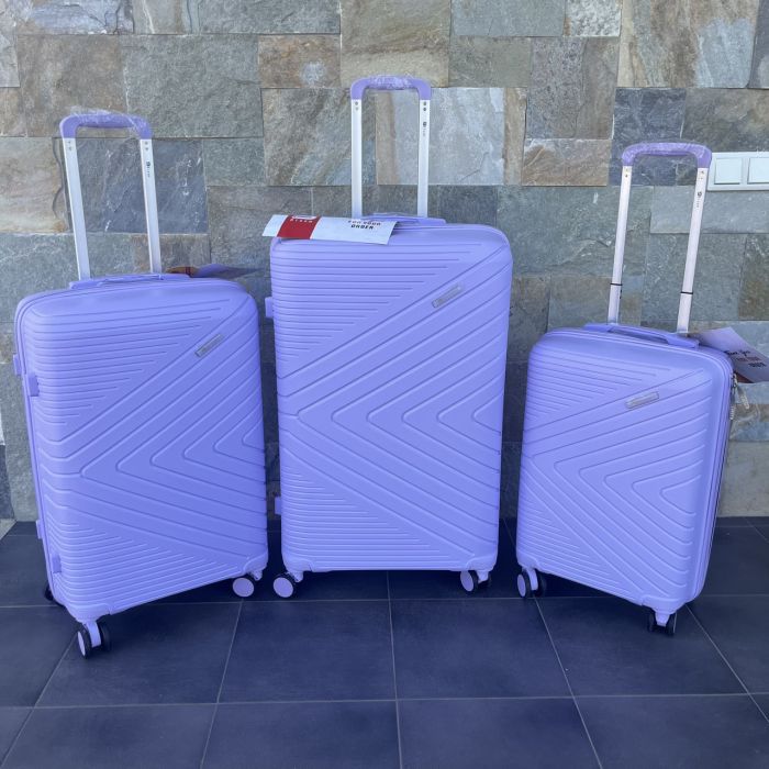 Чемодан дорожный средний из полипропилена Bloom PP-SC-017 М Фиолетовый