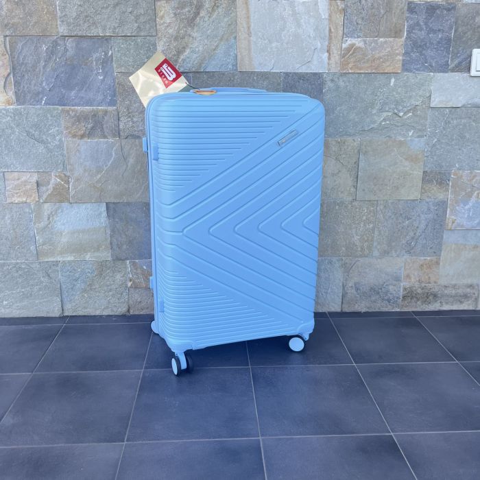 Чемодан дорожный большой из полипропилена Bloom PP-SC-016 L Голубой