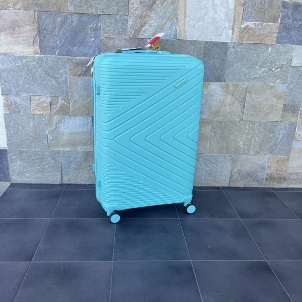 Чемодан дорожный большой из полипропилена Bloom PP-SC-031 L Мятный