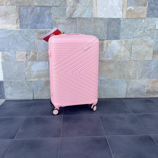 Чемодан дорожный средний из полипропилена Bloom PP-SC-007 М Персиковый