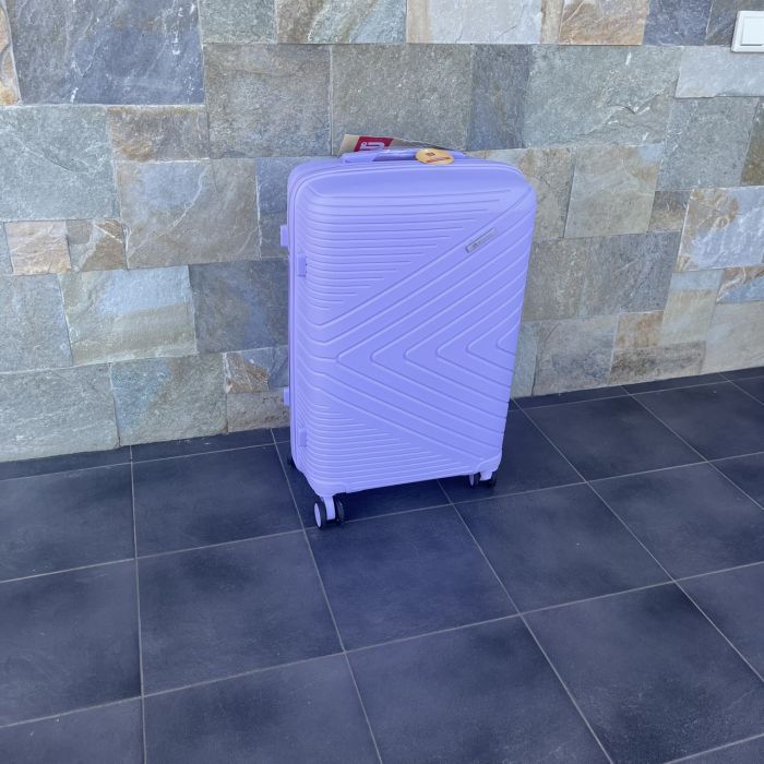 Чемодан дорожный средний из полипропилена Bloom PP-SC-017 М Фиолетовый