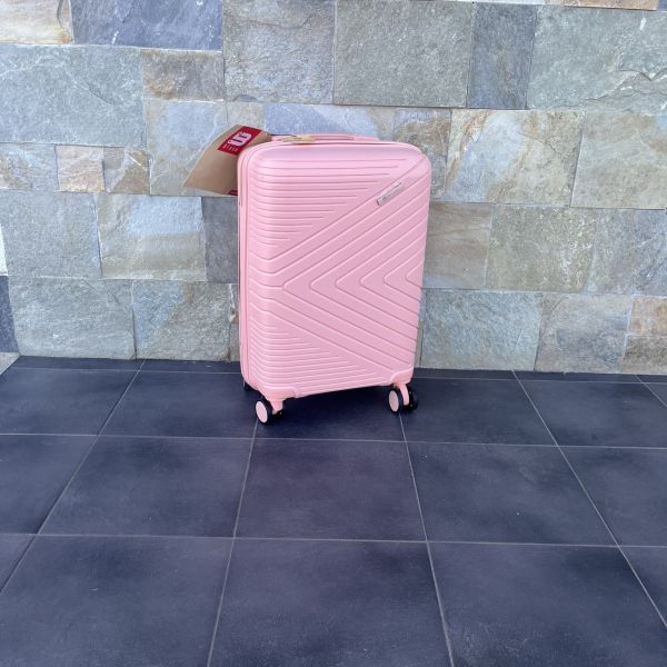 Чемодан дорожный малый из полипропилена Bloom PP-SC-007 S Персиковый