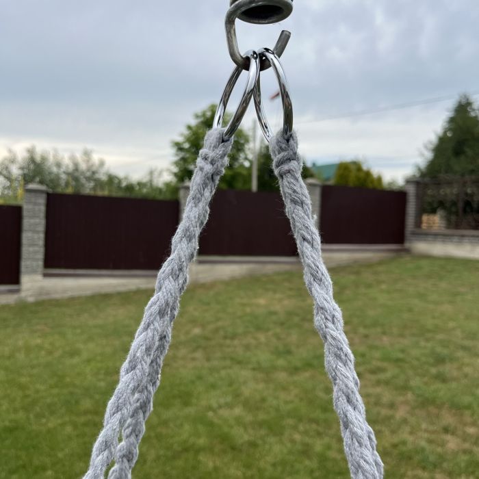 Подвесное кресло-качалка с подушкой GORDON G332 Серый/графитовый